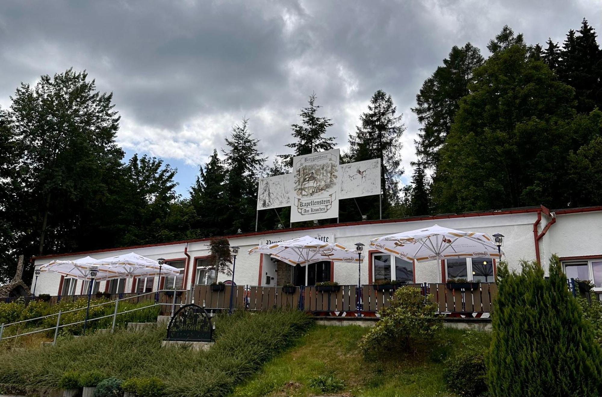 Pension Und Berggasthaus Kapellenstein Geyer Esterno foto