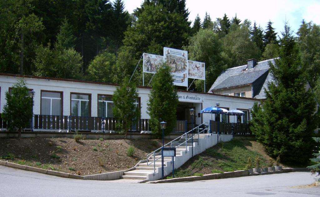 Pension Und Berggasthaus Kapellenstein Geyer Esterno foto